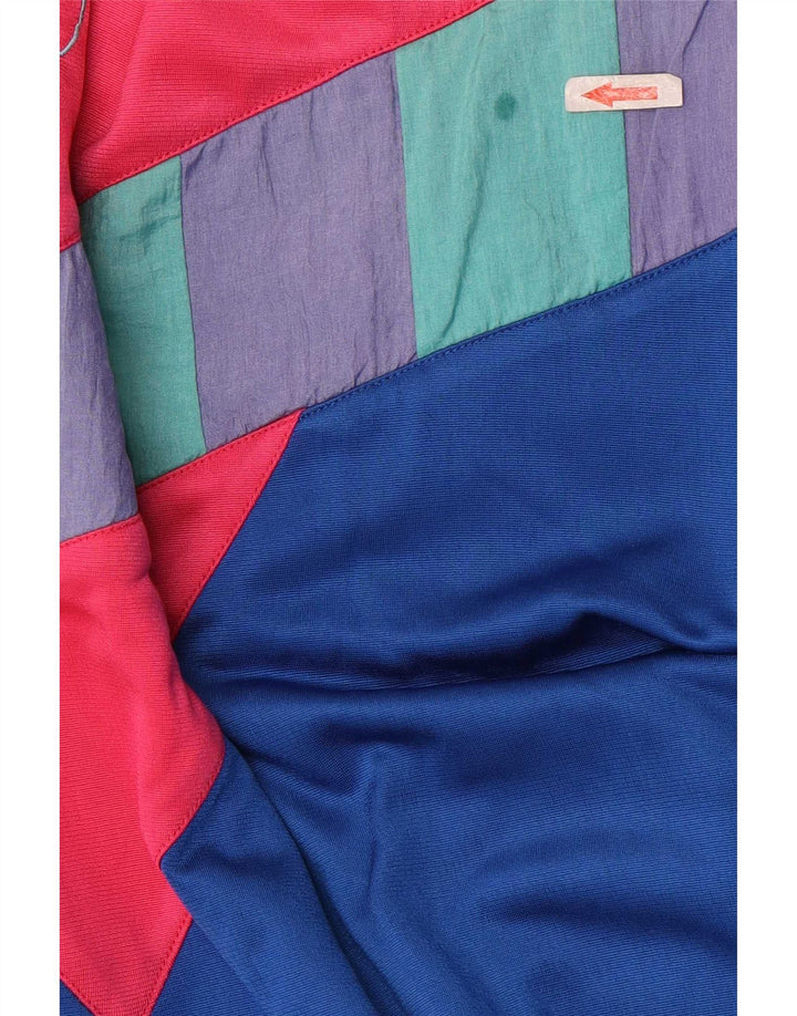 Jachetă de trening pentru bărbați vintage, XL, multicoloră, din poliester