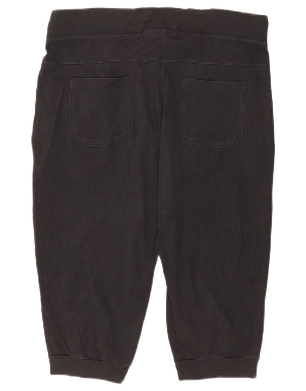 Champion Womens Heritage Fit Bermuda Sport Shorts UK 14 Medium Black Cotton