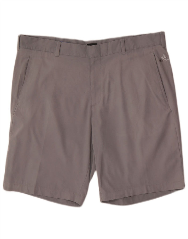 Pantaloni scurți chino pentru bărbați Adidas W38 XL poliester gri