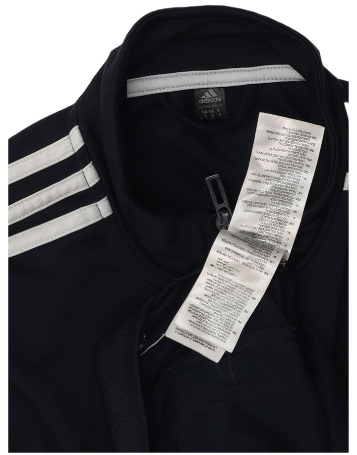 Jachetă de top pentru trening pentru bărbați Adidas, poliester bleumarin mic