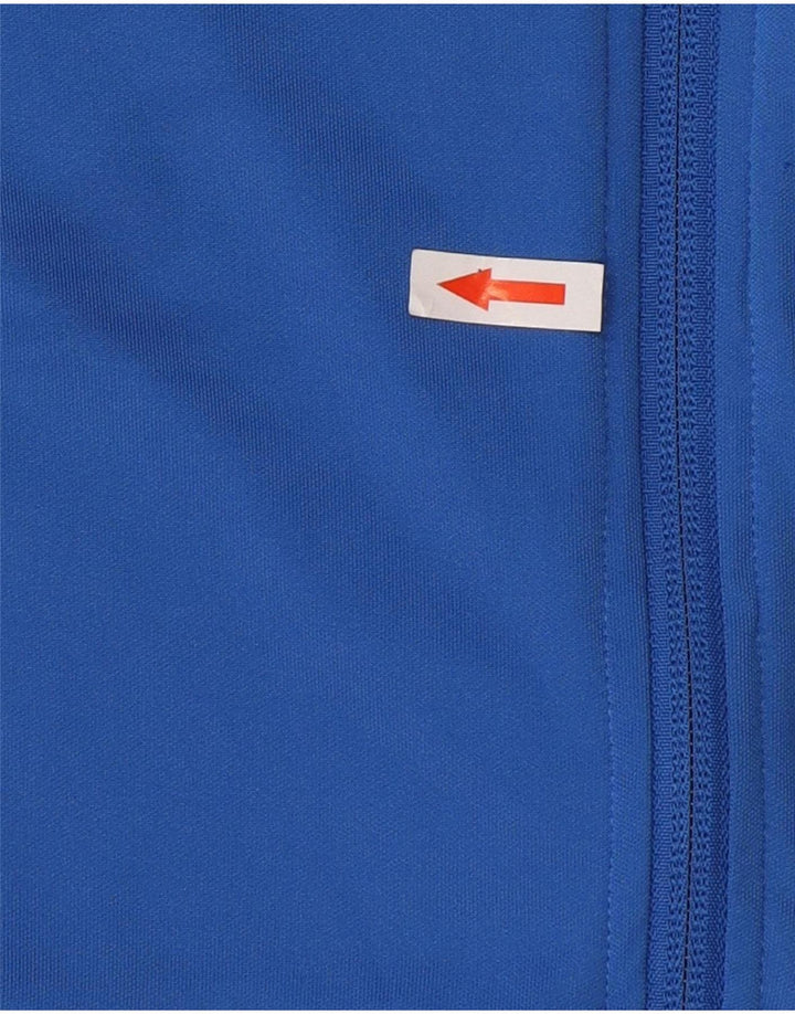 Jachetă de top pentru trening grafic pentru femei Nike, albastru mediu, poliester sport
