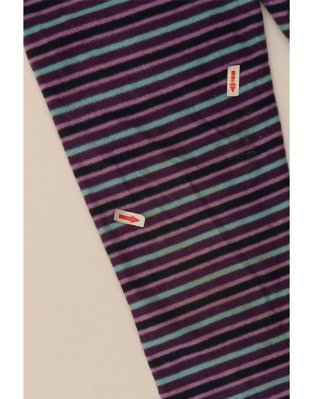 Jachetă fleece pentru femei Marks & Spencer UK 22 2XL Poliester cu dungi violet