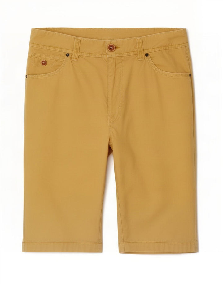Pantaloni scurți casual pentru bărbați Marlboro Classics, mediu W30, bumbac galben