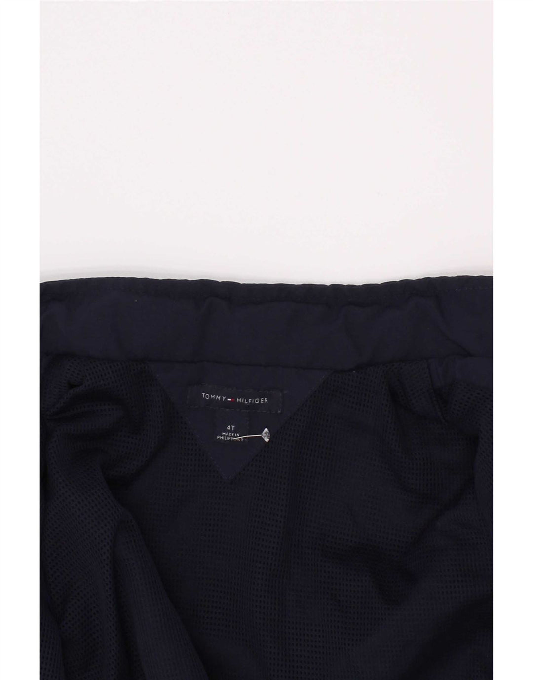 Jachetă bomber grafică Tommy Hilfiger pentru băieți, 3-4 ani, poliester bleumarin