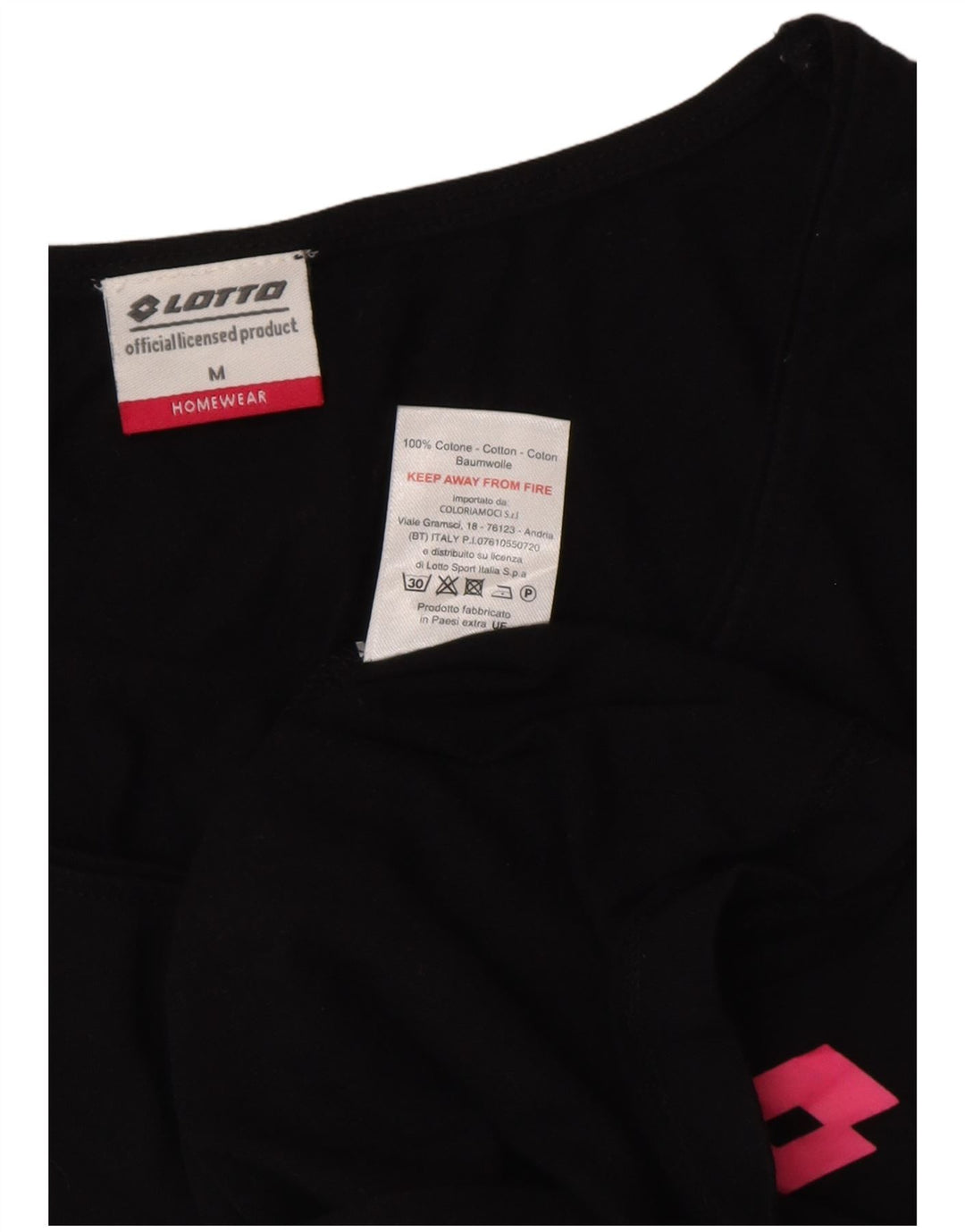 LOTTO Vest Vest Top pentru femei UK 14 Medium Black Bumbac