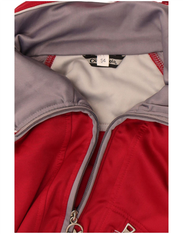 Jachetă de trening pentru bărbați Campagnolo IT 54 XL Poliester color bloc roșu