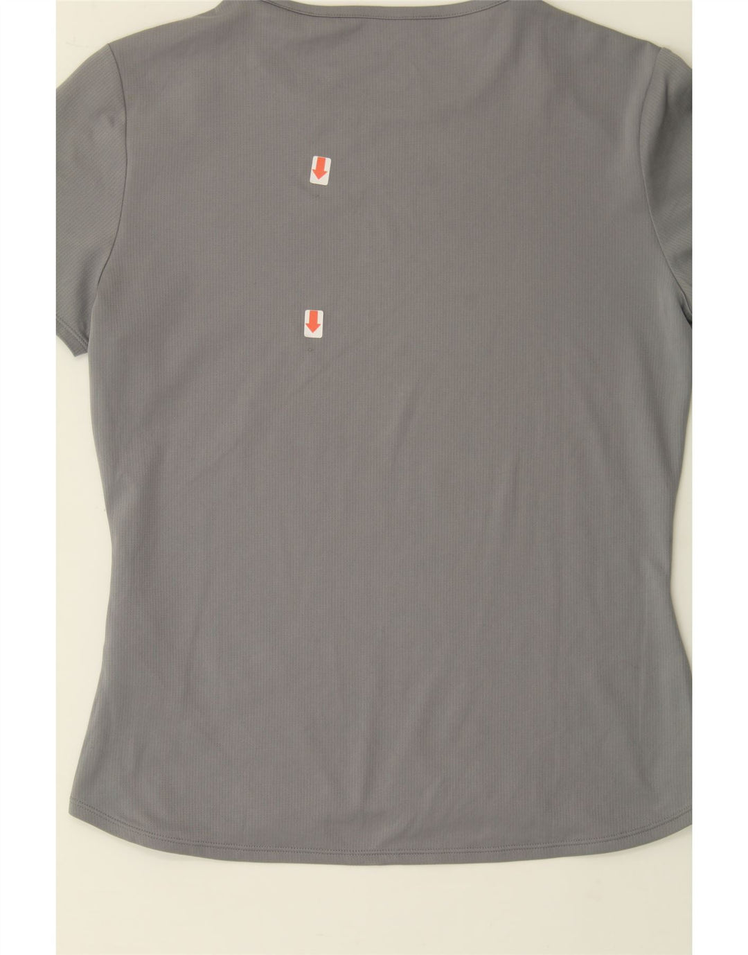 ADIDAS Womens Climacool T-Shirt Top UK 8/10 Small Grey Polyester Vintage Adidas and Second-Hand Adidas from Messina Hembry 