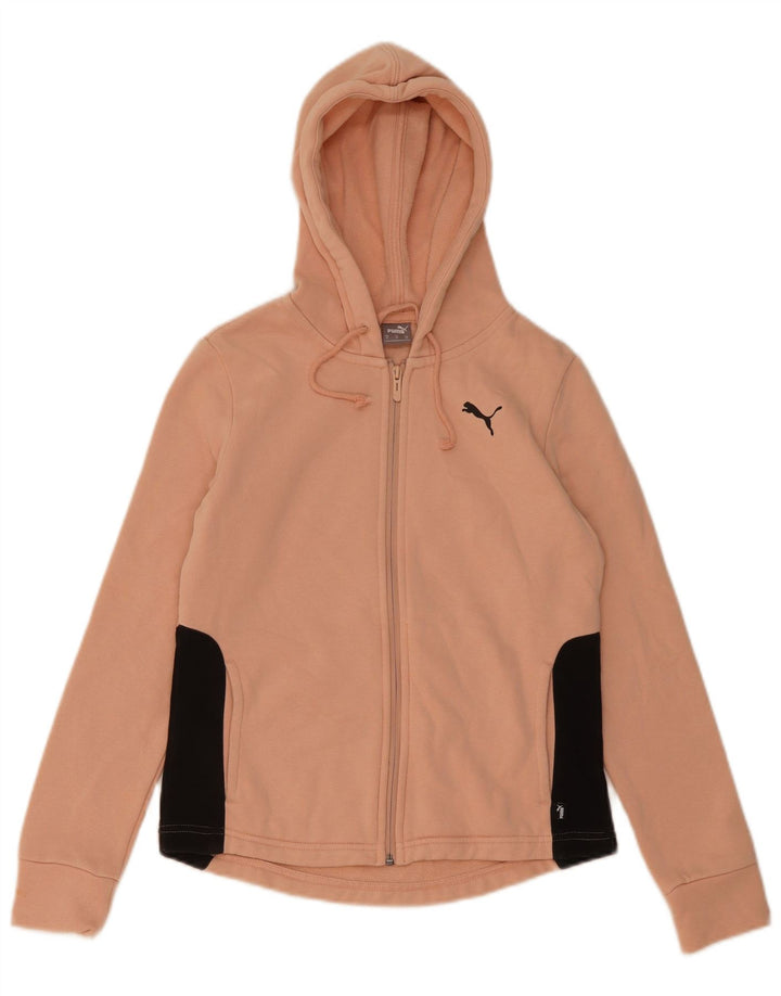 Pulover Puma pentru femei, cu fermoar, UK 12, roz mediu