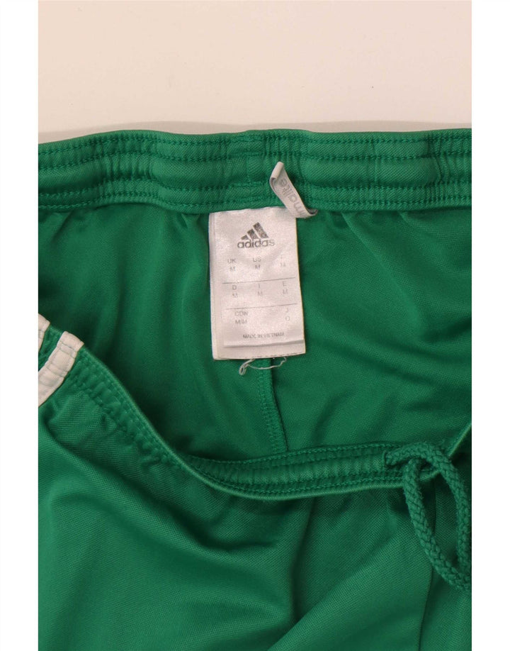 Pantaloni scurți sport pentru bărbați Adidas Climalite, poliester verde mediu