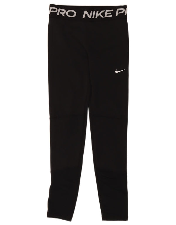 Leggings Nike Fete Dri Fit Graphic 12-13 ani Poliester negru mare