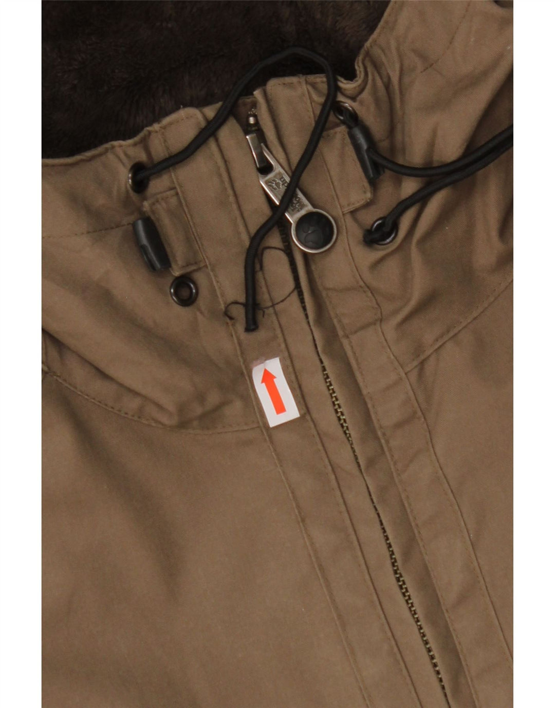 JACK WOLFSKIN Jachetă de vânt cu glugă pentru bărbați UK 40/42 Large Khaki