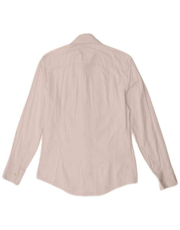 Cămașă Zara bărbați Slim Fit Mic Alb