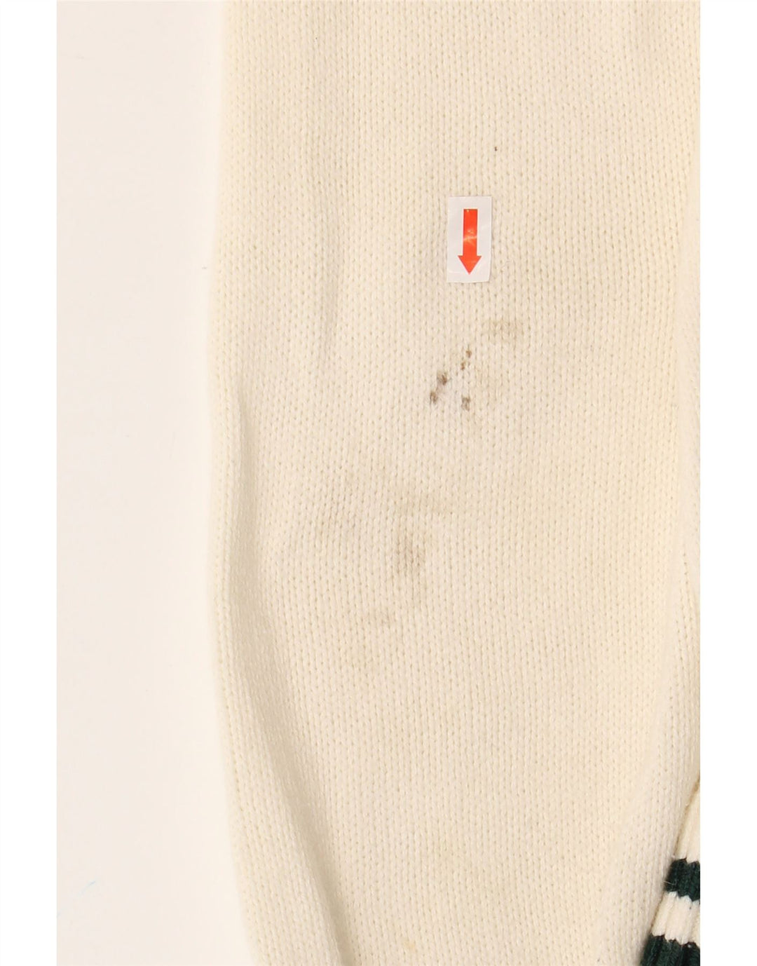 Pulover pentru femei HOLLISTER boxy supradimensionat cu gâtul turnat UK 6 XS alb