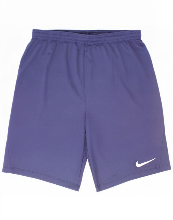 Pantaloni scurți sport Nike Dri Fit pentru băieți 13-14 ani XL bleumarin Poliester