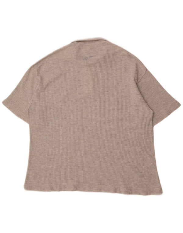 Tricou polo pentru bărbați Reebok 2XL, gri pătat