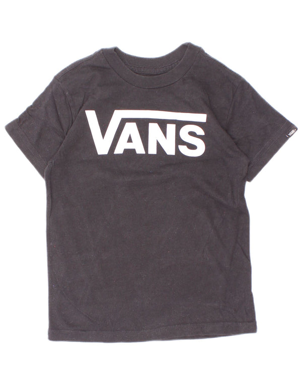Tricou grafic Vans Boys Classic Fit Top 2-3 ani bumbac negru