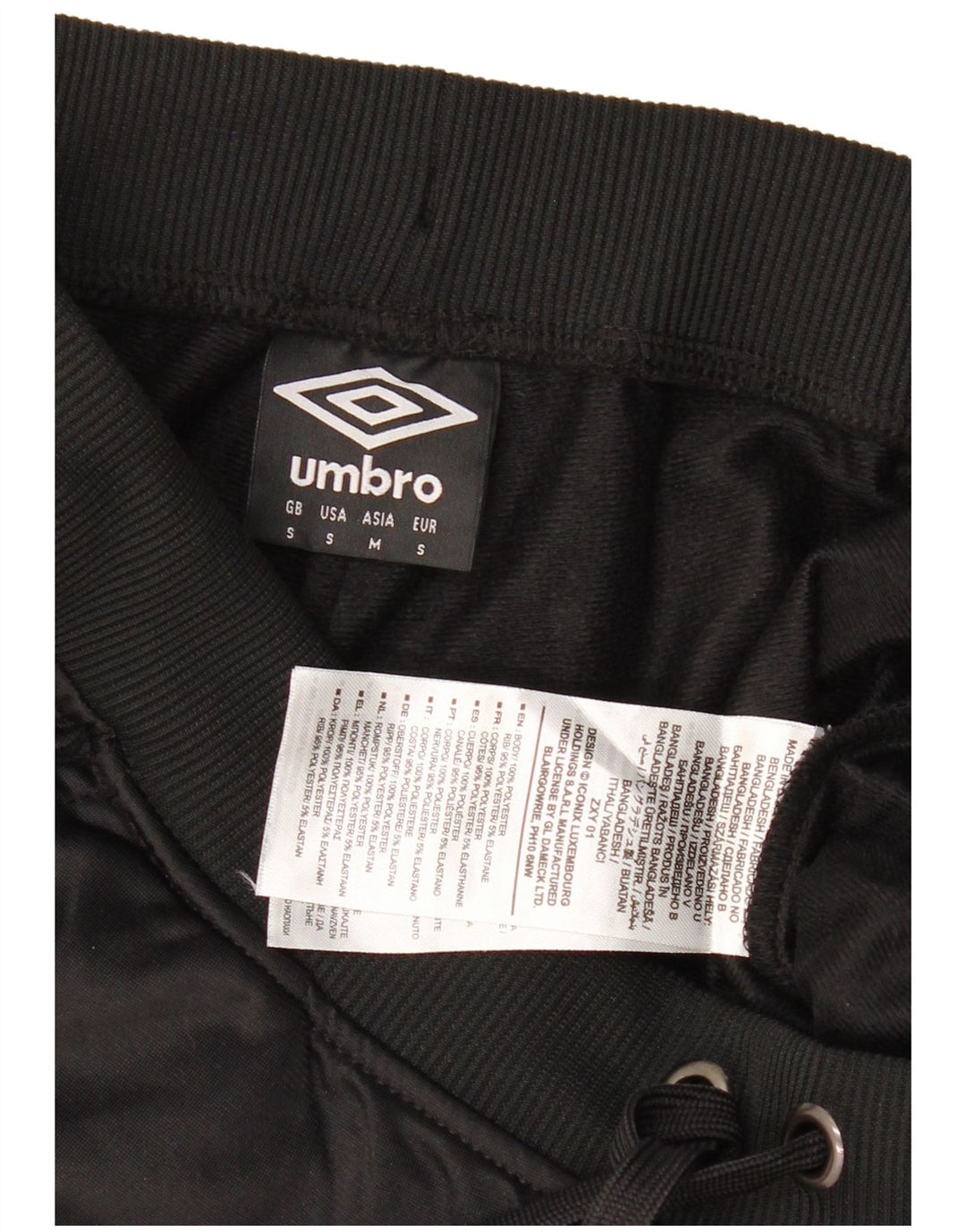 Pantaloni de trening grafic pentru bărbați Umbro Pantaloni de jogging Mici Poliester negru