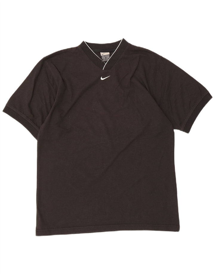 Tricou pentru bărbați NIKE Top UK 39/41 Medium Black Bumbac