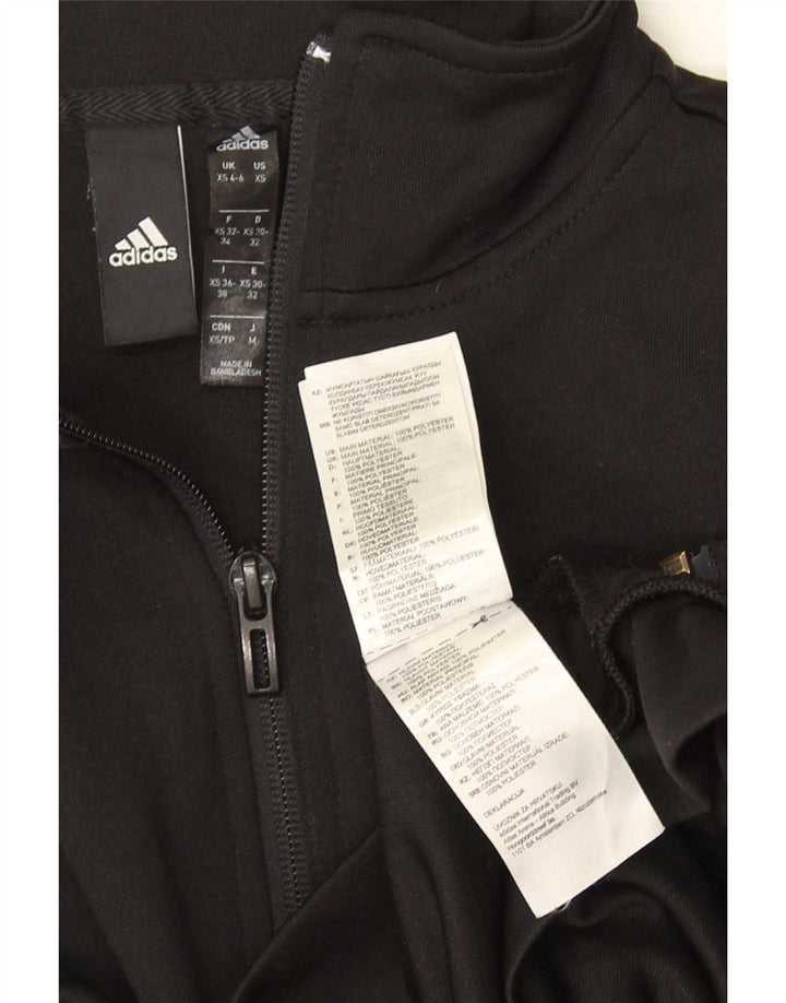 Jachetă de trening pentru femei Adidas UK 4/6 XS poliester negru