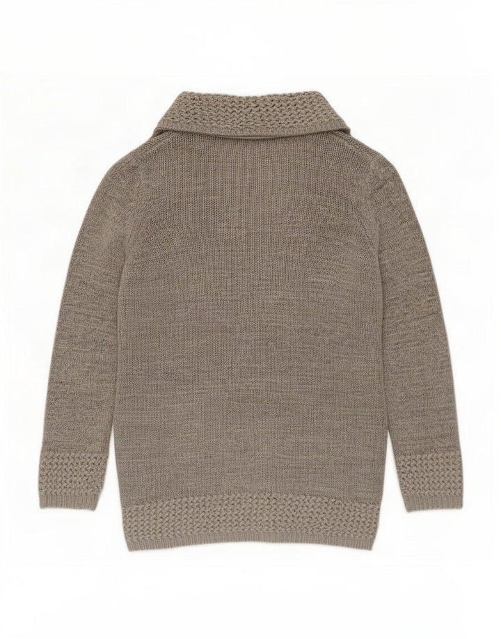 Pulover cardigan deschis clasic pentru femei Marks & Spencer UK 16 mare gri