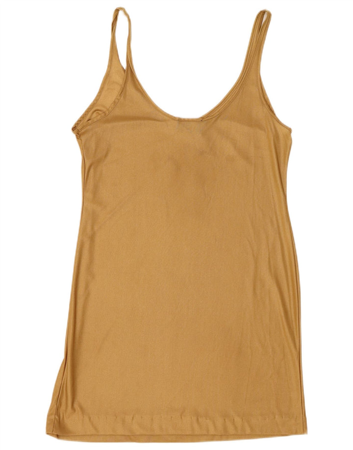 Les Copains Rochie pentru femei Blue Eagle Slip UK 12 Medium Gold
