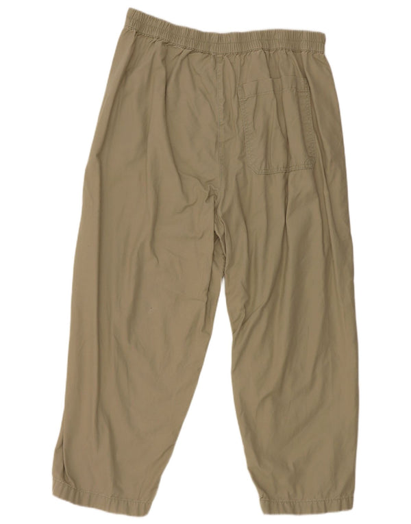 Pantaloni tăiați pentru femei Marks & Spencer Marea Britanie 16 L34 L24 Kaki