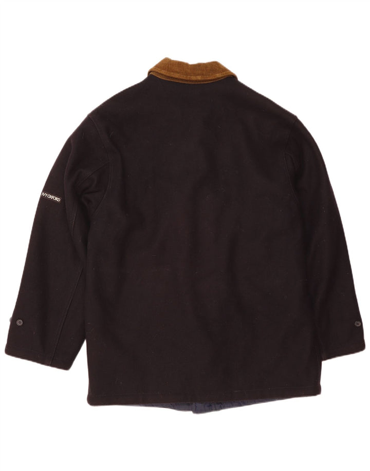 Jachetă reversibilă pentru bărbați Ivy Oxford UK 36 Mic Lână bleumarin