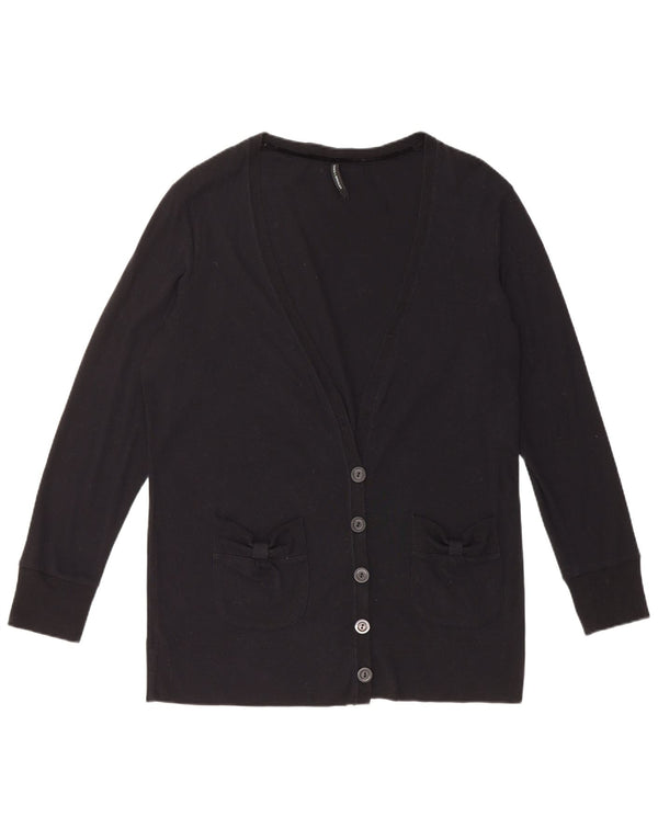 Pulover cardigan pentru femei Marks & Spencer UK 18 XL bumbac negru
