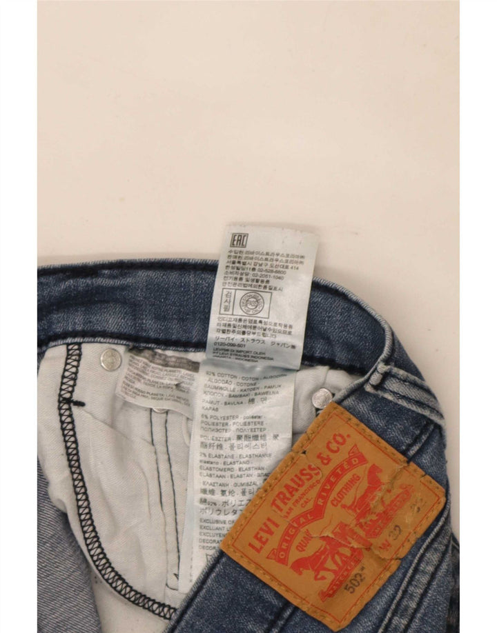 Blugi conici pentru bărbați Levi's 502 W32 L32 Bumbac albastru