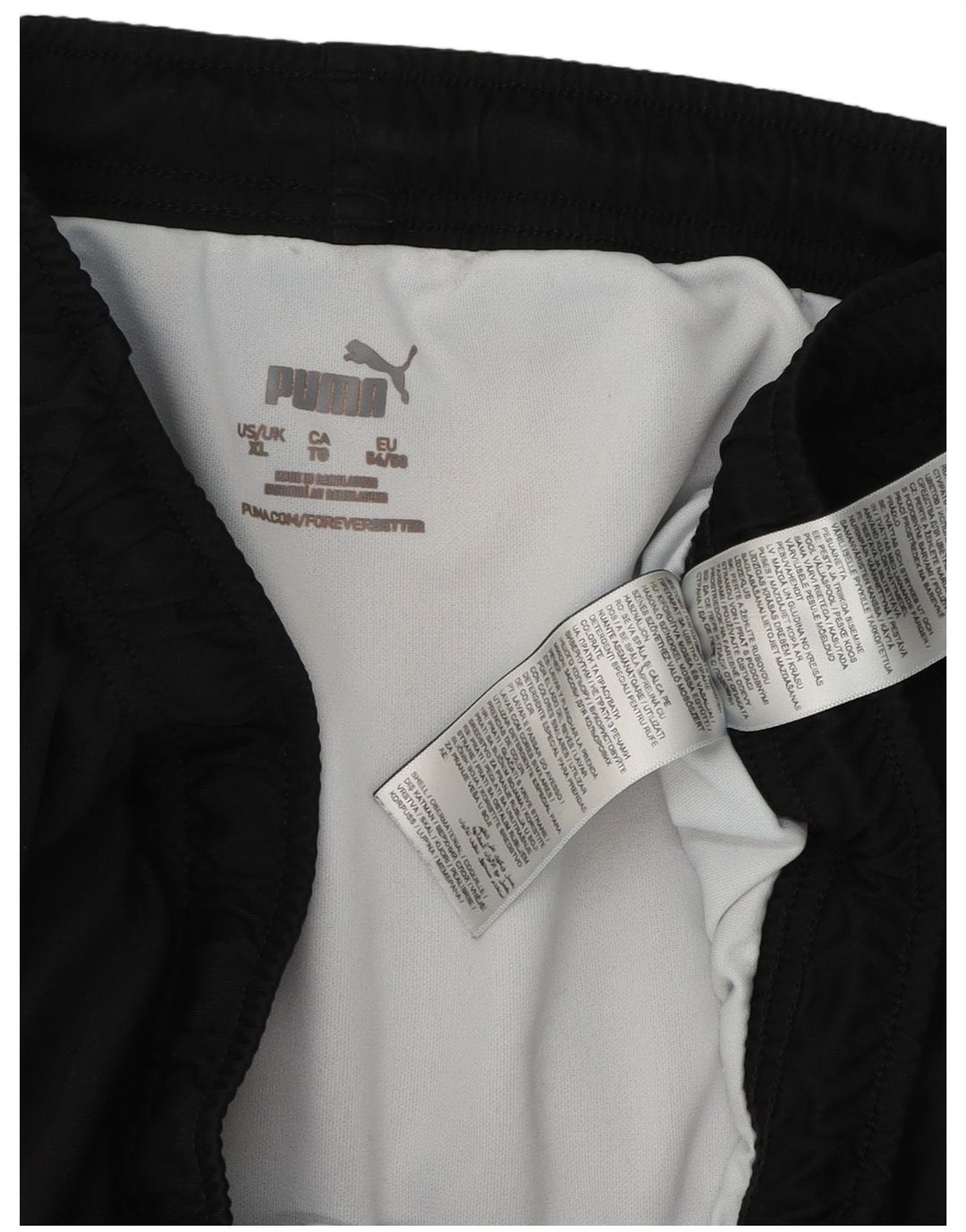 Pantaloni scurți sport pentru bărbați Puma XL poliester negru