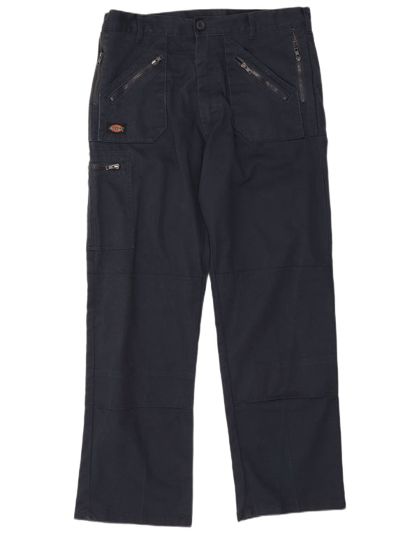 Pantaloni cargo drepti pentru bărbați Dickies W34 L31 poliester bleumarin