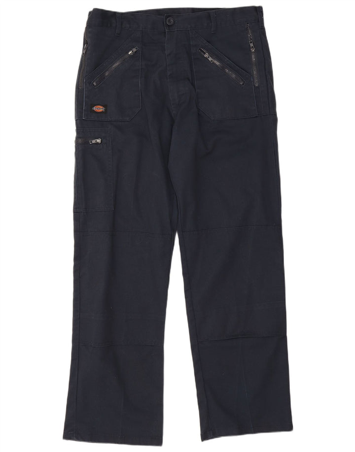 Pantaloni cargo drepti pentru bărbați Dickies W34 L31 poliester bleumarin