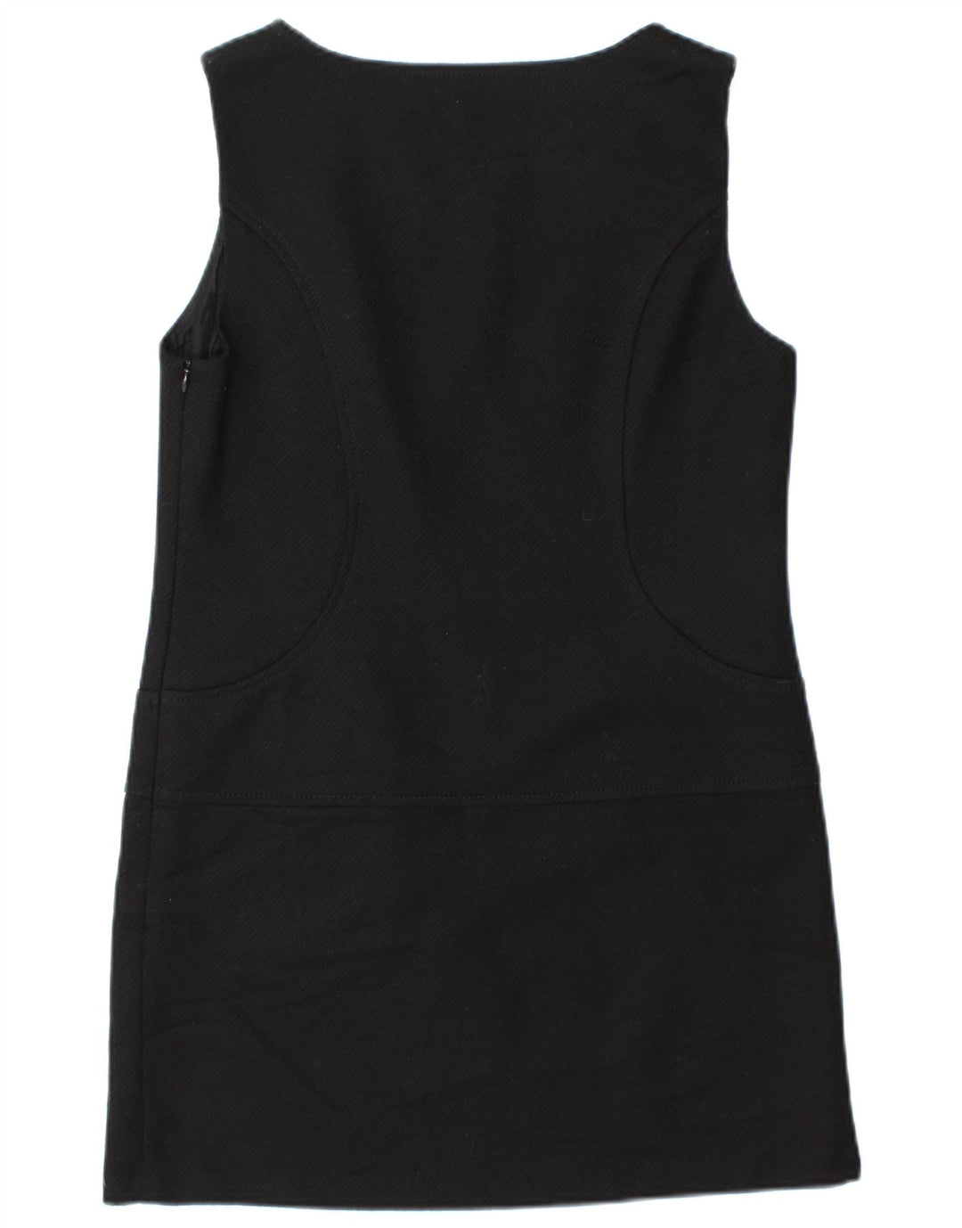 Rochie fără mâneci Benetton pentru femei UK 12 Lână neagră medie