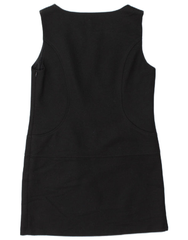 Rochie fără mâneci Benetton pentru femei UK 12 Lână neagră medie