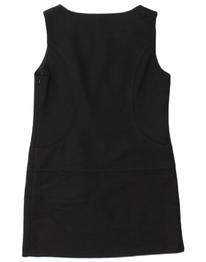 Rochie fără mâneci Benetton pentru femei UK 12 Lână neagră medie