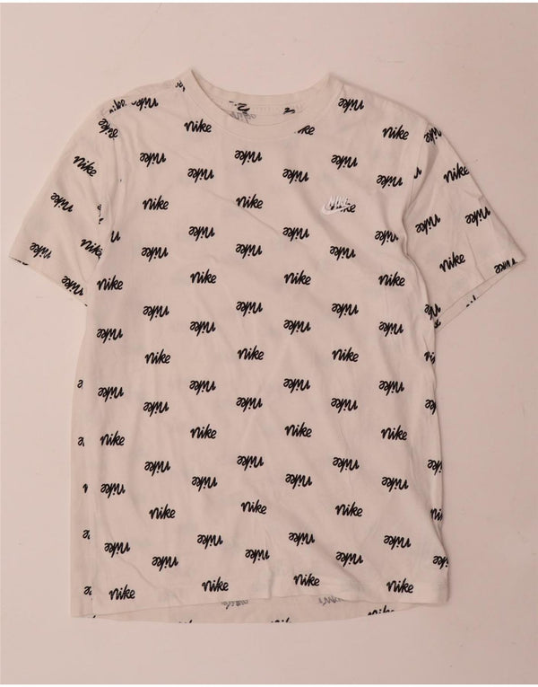 Tricou grafic pentru bărbați Nike Top Medium White Bumbac
