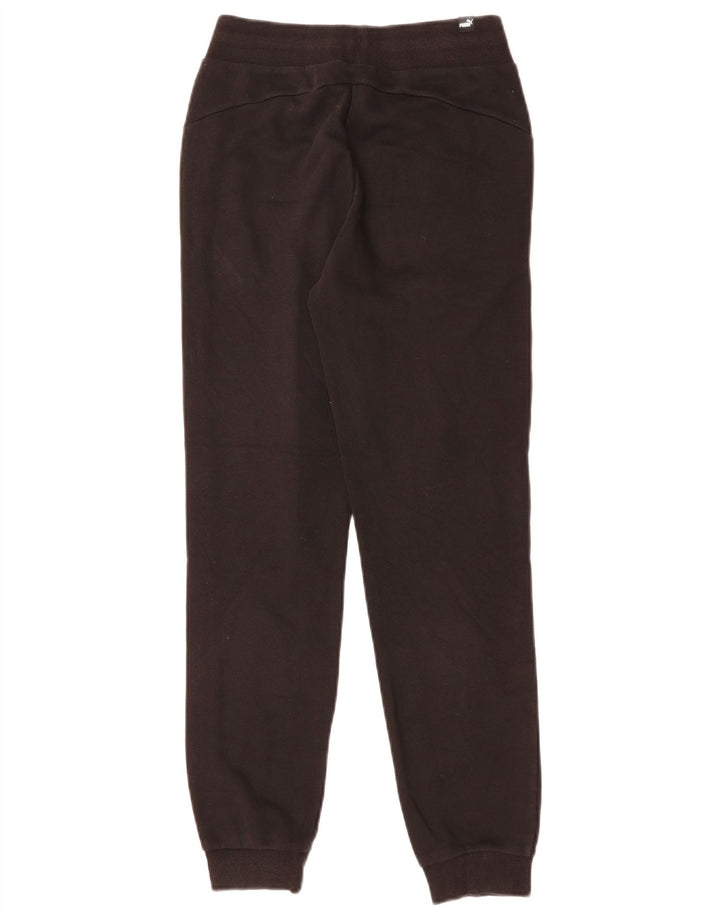 PUMA Fete Trening Pantaloni Joggeri 11-12 Ani Bumbac Negru