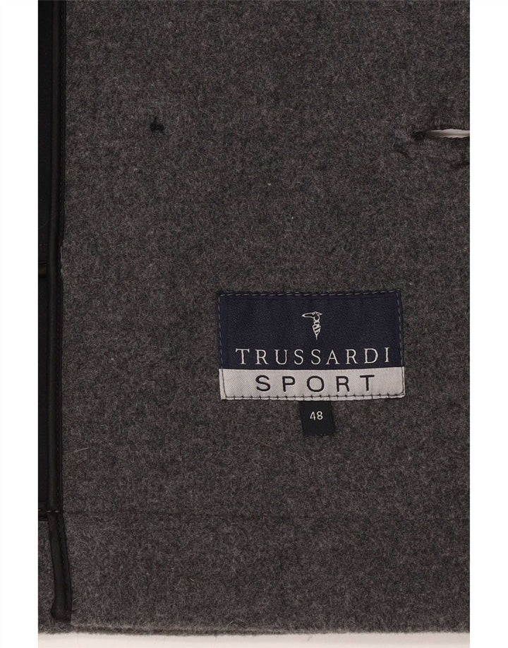 Palton pentru bărbați Trussardi IT 48 Lână Gri Mediu