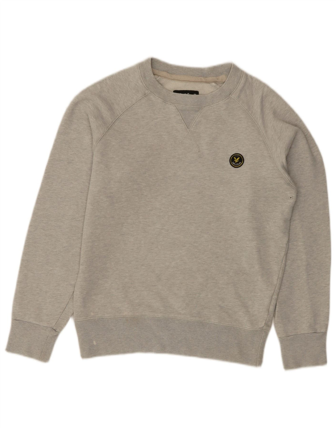 LYLE & SCOTT Hanorac pentru bărbați Pulover mic, gri, bumbac