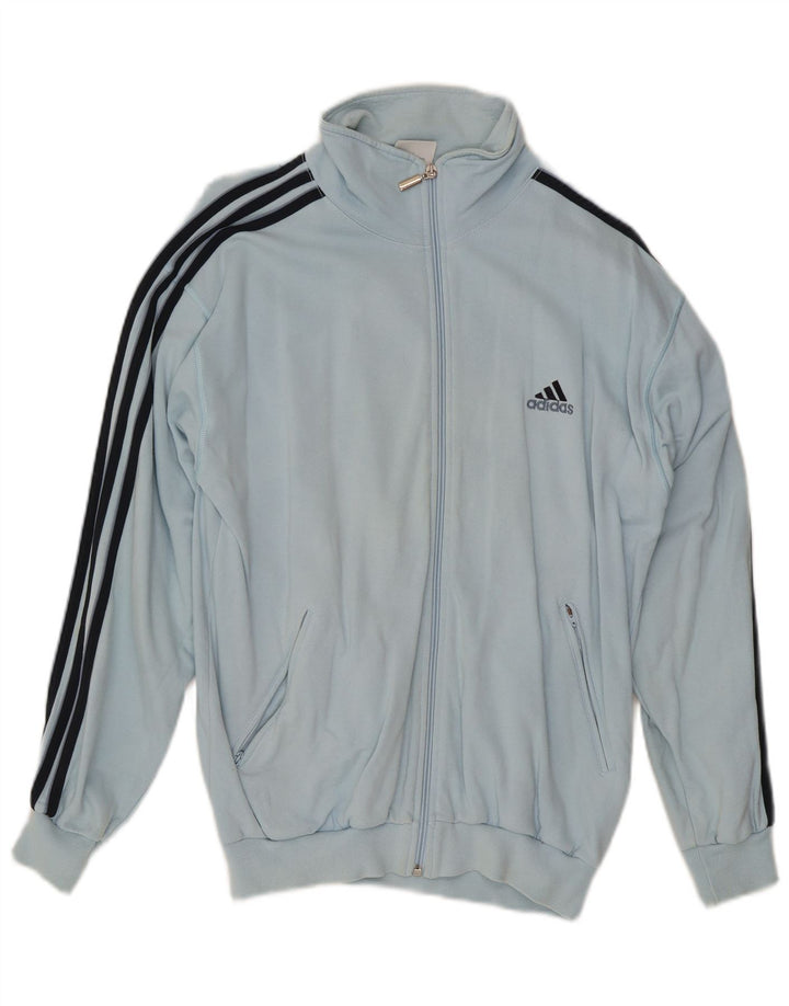 Jachetă de trening pentru bărbați Adidas UK 34/36 Bumbac albastru mic