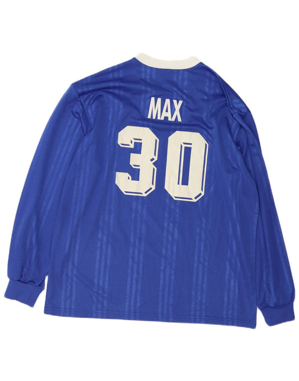 Tricou cu mânecă lungă pentru bărbați Adidas Graphic Top XL, poliester cu dungi albastre