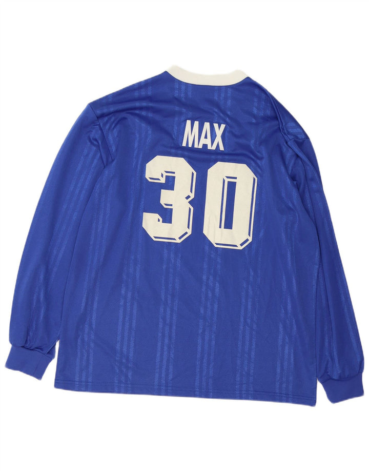 Tricou cu mânecă lungă pentru bărbați Adidas Graphic Top XL, poliester cu dungi albastre