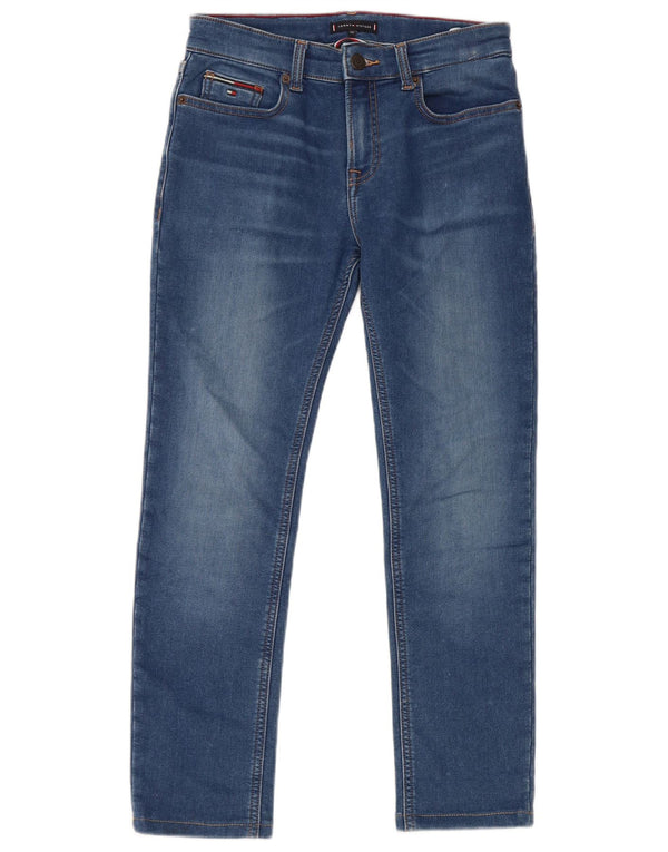 Blugi slim pentru băieți Tommy Hilfiger 11-12 ani W28 L25 albastru bumbac