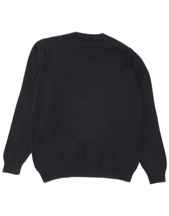 Pulover pentru bărbați Marks & Spencer, Blue Harbour, cu gât crew, mic, bleumarin