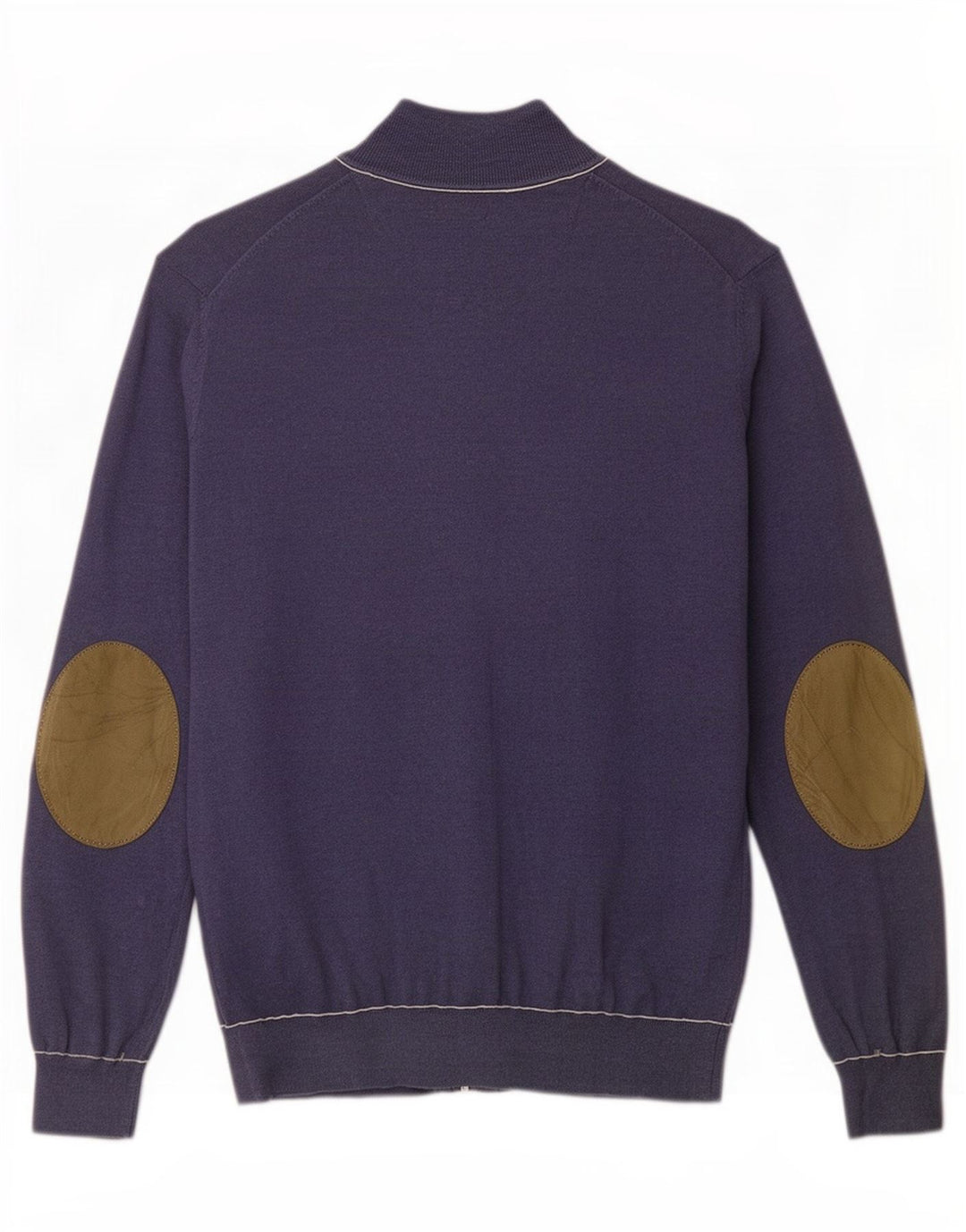 Pulover cardigan Massimo Dutti pentru bărbați, bumbac bleumarin mediu