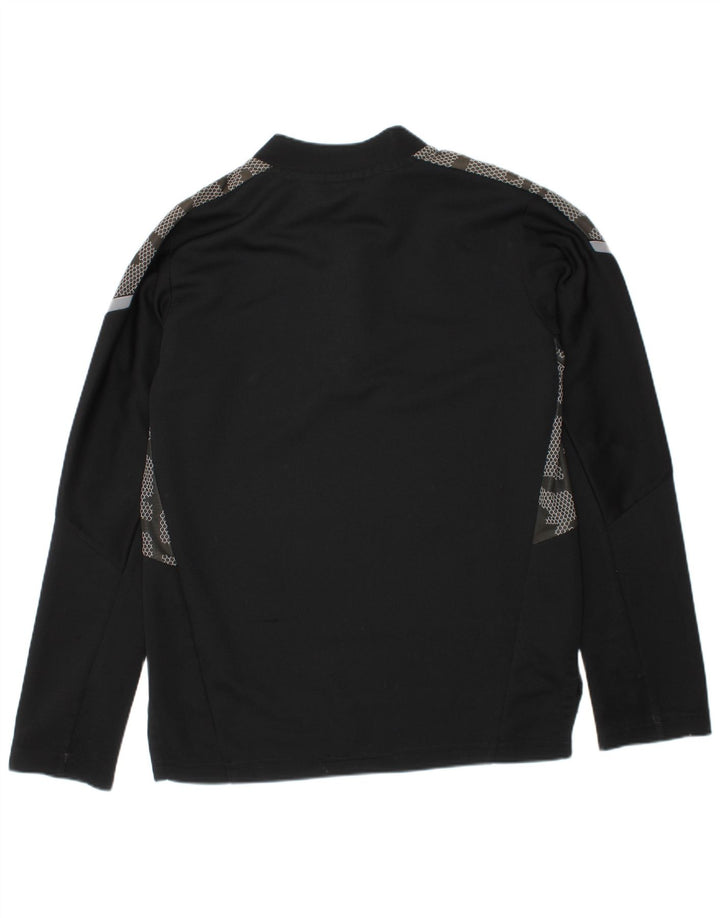 Adidas Boys Graphic Pullover Trening Top 7-8 Ani Negru