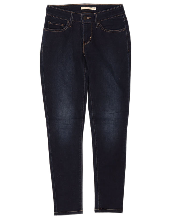 Blugi skinny Levi's 711 pentru femei W25 L26 bumbac bleumarin