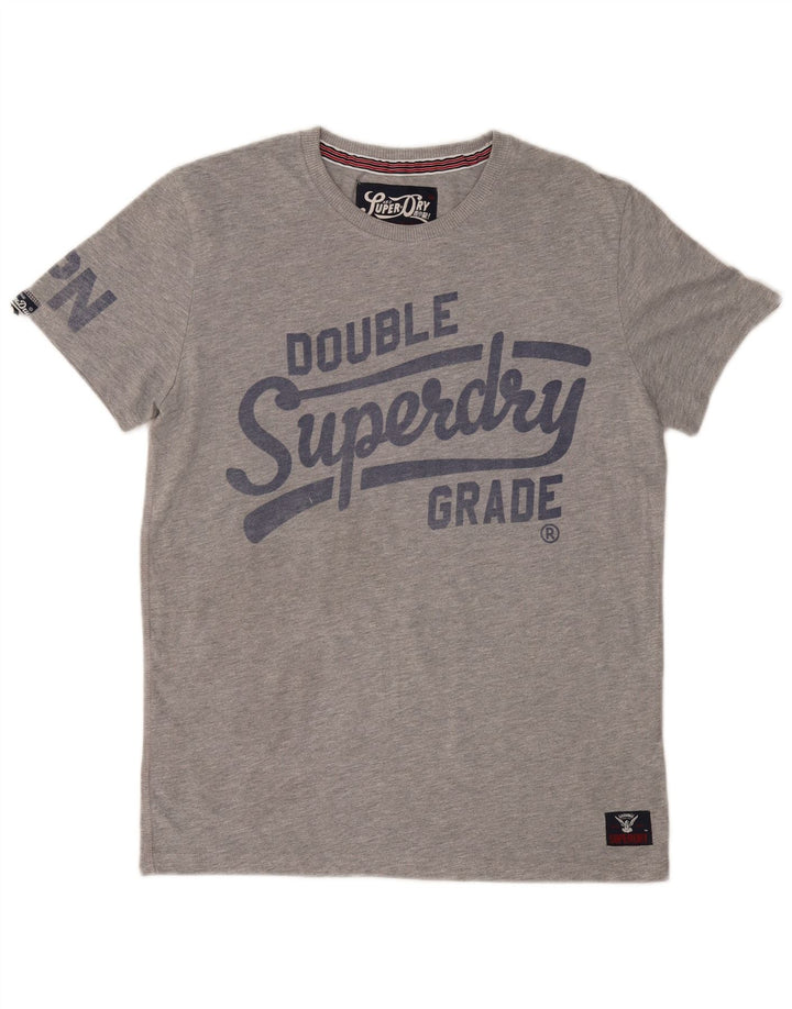 Tricou grafic pentru bărbați SUPERDRY Top Medium Gri Poliester