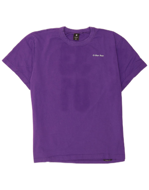 Tricou grafic pentru bărbați G-Star Top XL Bumbac violet