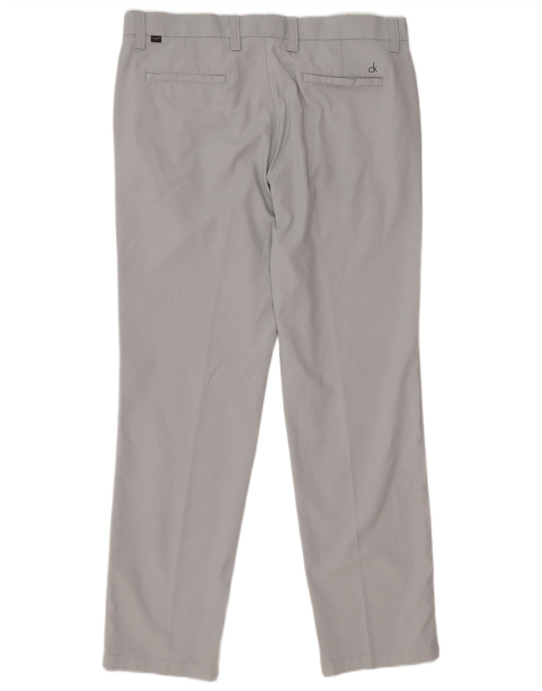 Pantaloni casual drepti Calvin Klein pentru bărbați W36 L31 poliester gri